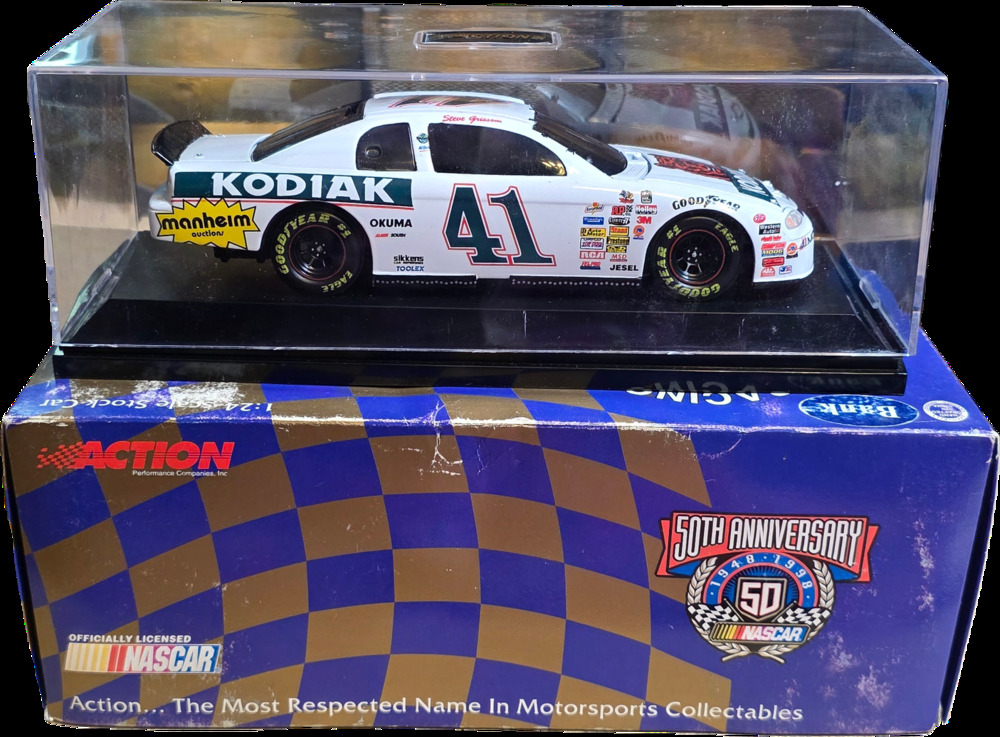 Steve Grissom 41 Kodiak 1998 Monte Carlo 1:24 Diecast Bank Display Case Action
